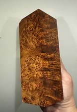Stabilized K G Amboyna Burl Turning Blank 5.80 x 2 x 2 181