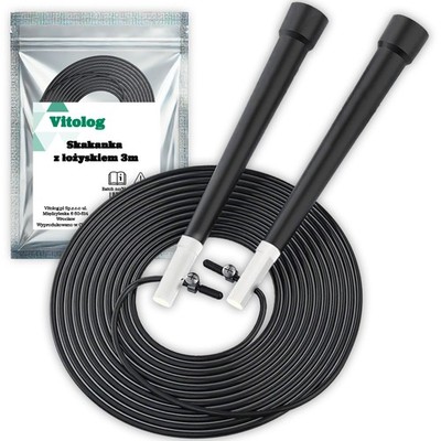 Springseil Mit Kugellager Speed Rope Crossfit Fitness Sprungseil Verstellbar 3m