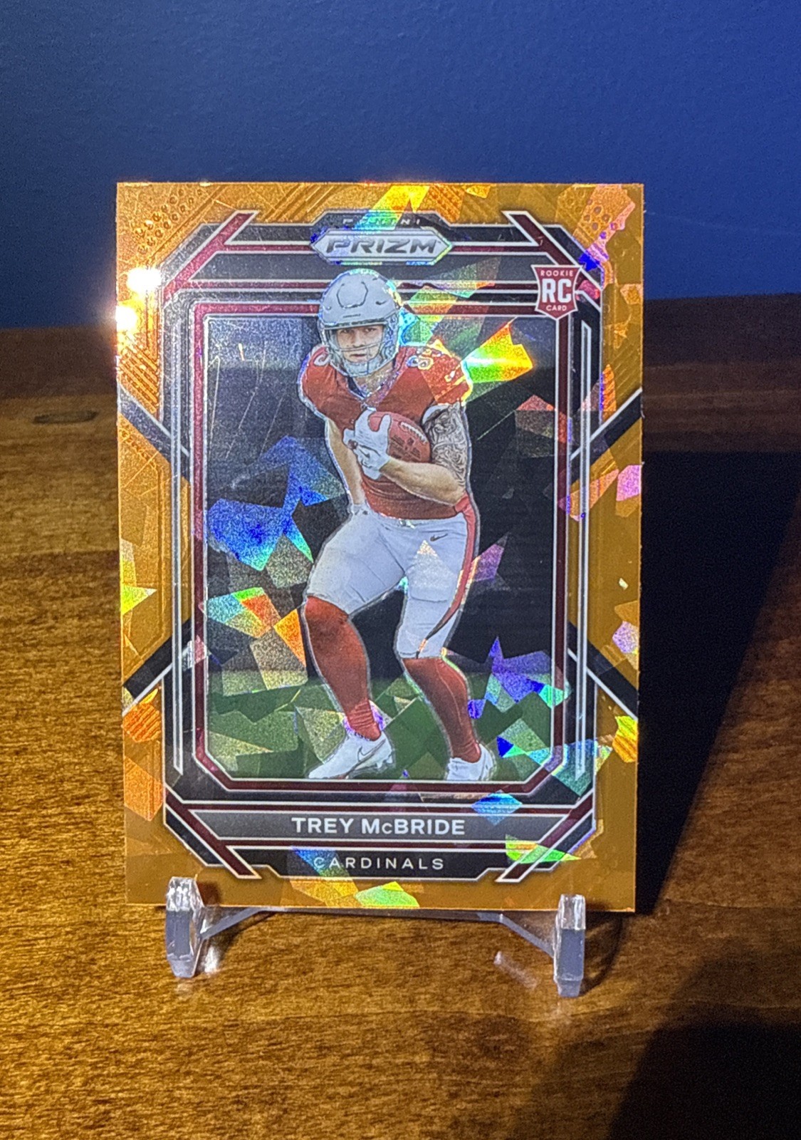 2022 Panini Prizm - Rookies Trey McBride #327 Orange Ice Prizm (RC) SP