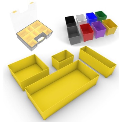 Custom Organizer Bins for Storehouse 8-Bin Large Portable Parts Storage Case