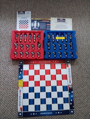 2020 BATTLE FOR THE WHITE HOUSE CHESS SET LIMITED EDITION Democrats Republicans 