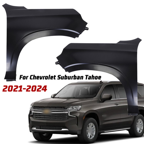 Front Left + Right Side Fender For 2021-2024 Chevrolet Suburban Tahoe
