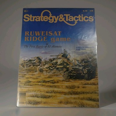 Strategy & Tactics Magazine #105 Ruweisat Ridge El Alamein -Excellent Condition!