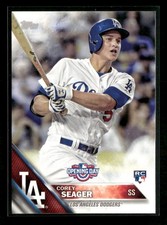 Corey Seager 2016 Topps Opening Day #OD-48 Rookie Los Angeles Dodgers