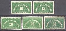 1925-29 US Stamps  QE1-4 & QE4a  Special Handling MINT MNHOG VF BOB