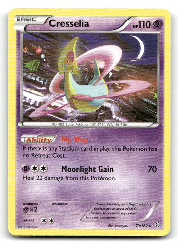 Cresselia XY - BREAKthrough 70/162 LP Pokemon