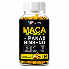 Organic Maca Root 120 Capsules 10000mg, Peruv...