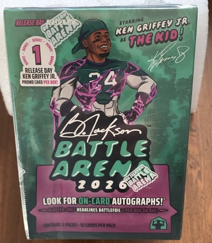 Bo Jackson Battle Arena Griffey Jr Release Day Blaster Box The Kid Promo - Autos