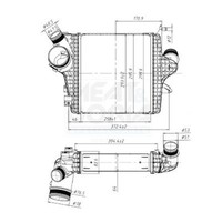 LadeluftküHler FüR Audi Q7 Q8 4MN Vw Touareg 18- 4M0145803AH