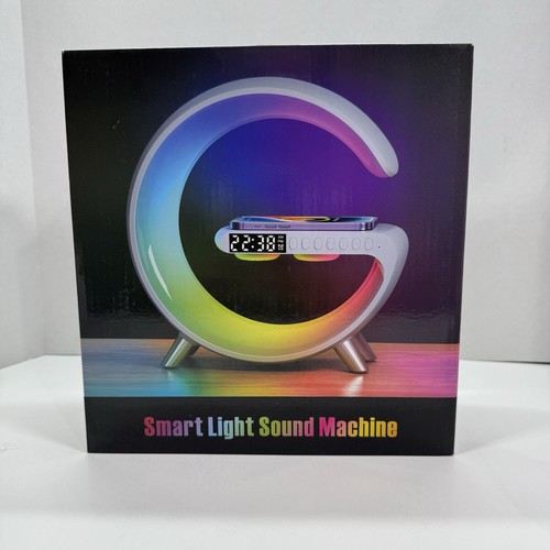 LED Wireless Charger Ambience Light, Multifunctional Table Lamp Alarm Clock B... - Picture 1 of 9