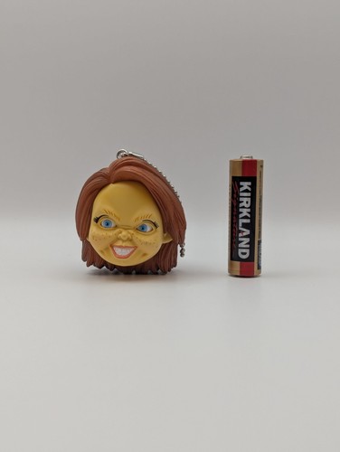Japan Gashapon Takara Tomy Chucky Face Mascot Bag Charm/Keychain - Chucky A - Picture 3 of 4