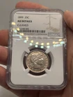 1899-P  25C BARBER SILVER QUARTER  NGC AU DETAILS "CLEANED"! BETTER DATE***