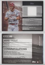 2020 Topps Major League Material Black /199 Mike Trout #MLM-MT