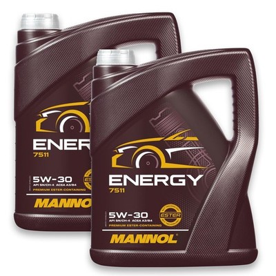 2x 5L Mannol Energy 5W-30 Motoröl VW 502.00 505.00 MB 229.3 ACEA A3 B3