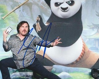 Jack Black Signed Autographed Kung Fu Panda 8x10 Photo with COA/Hologram