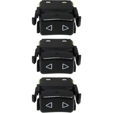 Window Switch Set For 1985-1991 Porsche 944 Front Left and Right Side Black
