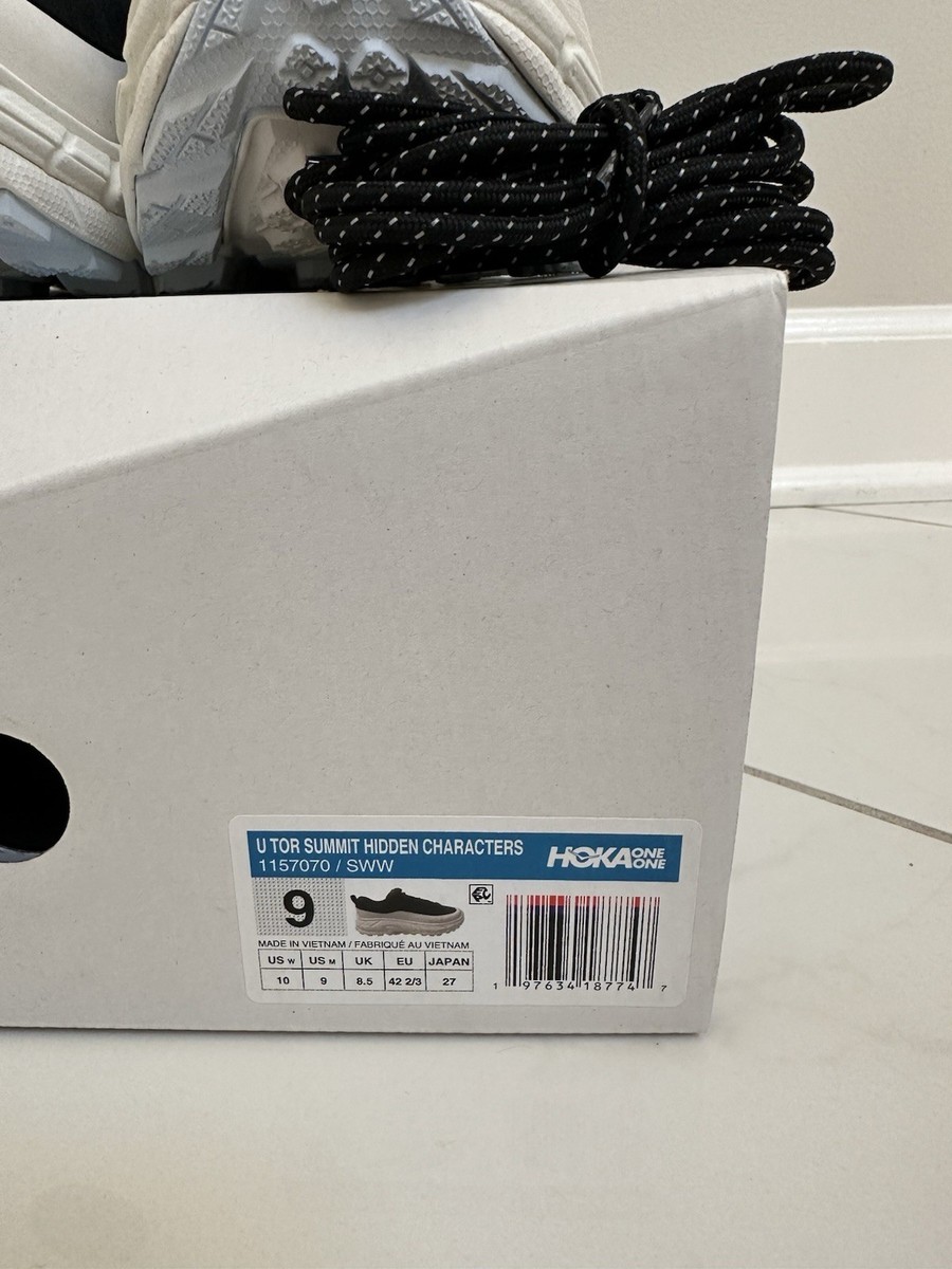 NEW HOKA x Hidden Characters U Tor Summit Men's US 9 1157070 100