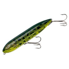 Heddon Zara Spook Fishing Lure 4.5 Inch Topwater Double Hook Natural Leopard ...