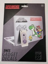 Officially Licensed Nintendo Retro Style SNES Gadget Decal Sticker Set Free Ship