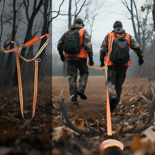 Heavy Duty Deer Drag Rope with Handle & Shoulder Strap Hunting Drag ...