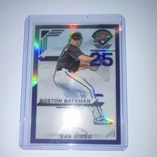 Panini Prospect Edition Prizm 1/99 Boston Bateman #72 Baseball
