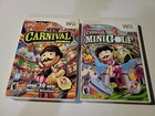 Nintendo Wii Carnival Game Bundle/Lot Carnival Mini Golf & Carnival Games