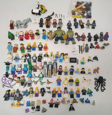 Lego Minifigures Lot Marvel Harry Potter City Jurassic Park Minecraft Advent