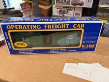 K LINE 7005 NEW YORK CENTRAL OPERATING BOXCAR O SCALE HUGE TRAIN COLLECTION SALE