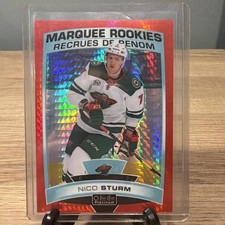 2019 O-Pee-Chee Platinum Marquee Rookies Red Prism 110/199 Nico Sturm #163 1os2