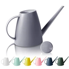 1/2 Gallon Watering Can with Removable Nozzle and Long Spout for Indoor Outdoor