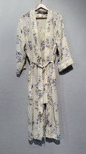 Victoria Secret Vintage Matching Long Robe  Nightgown Women S Floral Delicate