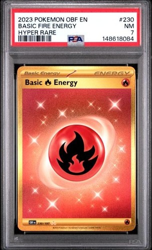 Basic Fire Energy graded PSA 7 for sale on eBay