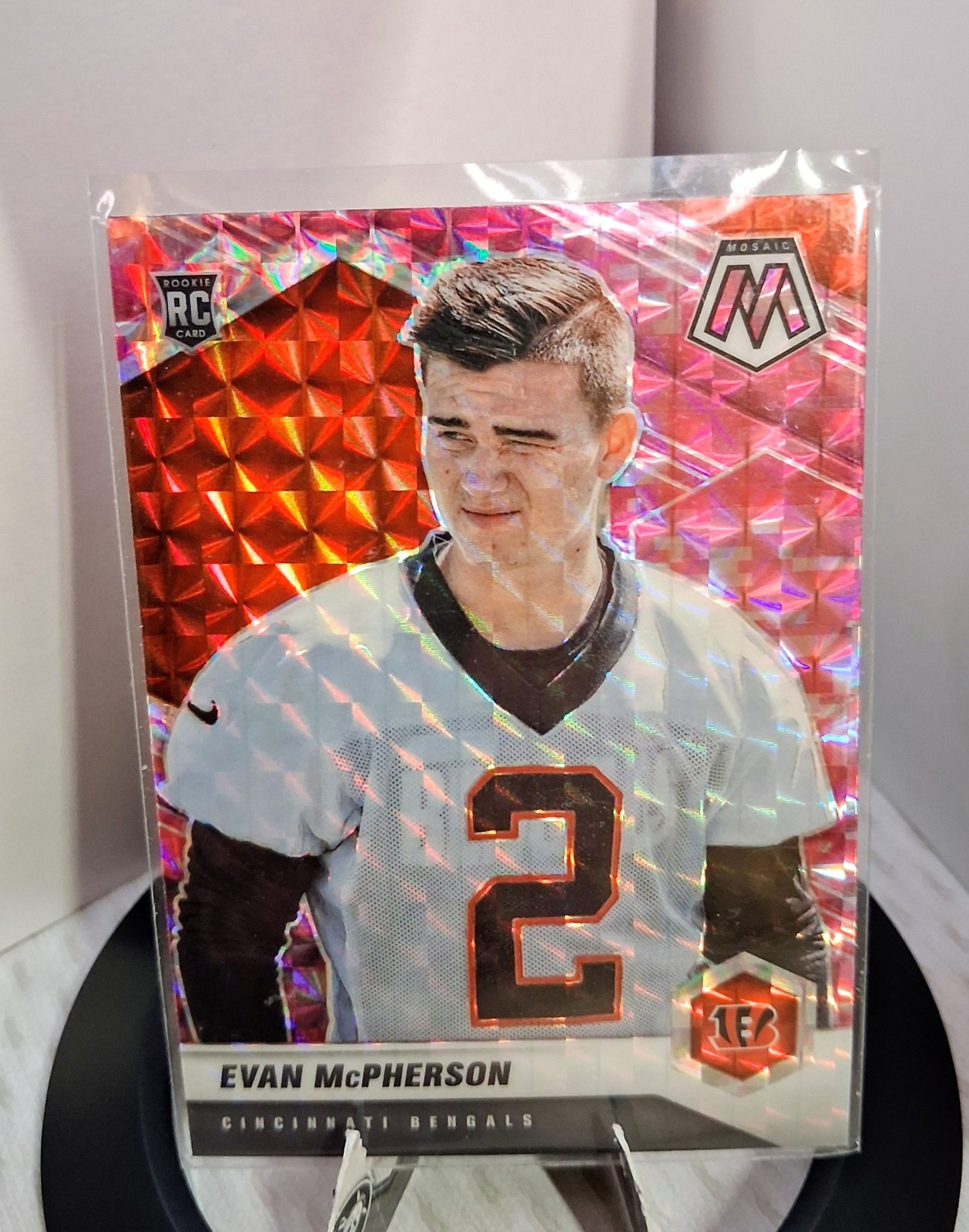 Evan McPherson Panini Mosaic #361 Camo Pink