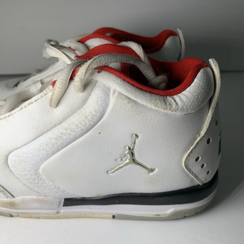 Nike Jordan Jugend Größe 1Y rot schwarz weiß Big Fund Trainer CD9649-100 - Bild 6 von 8