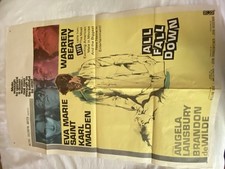 ALL FALL DOWN ORIGINAL 27X41 NM MOVIE POSTER 1962 WARREN BEATTY EVA MARIE SAINT