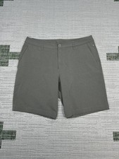 Lululemon Abc Classic Fit Shorts Mens 34 Gray Stretch Wovenair Golf Performance