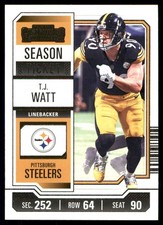 2023 Panini Contenders #85 T.J. Watt