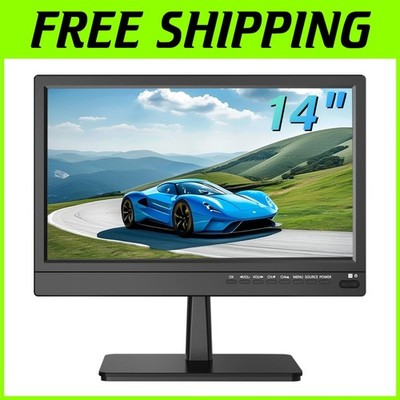14-Inch Portable TV with Multi-Device Connectivity - Perfect for Home & Travel=