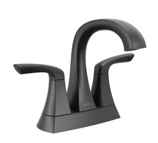 Delta Lacey 25895LF-BL Matte Black 4" Centerset Bathroom Faucet 2 Handle New