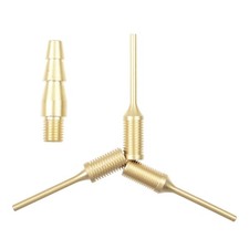 Haitengwen Brass Integrated Ball Pump Needle, Air brass color