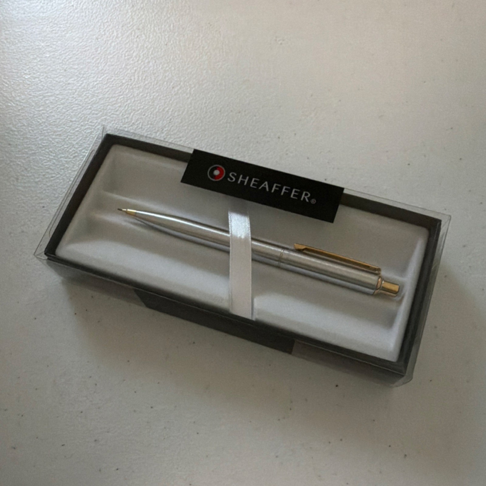 Brushed Chrome With Gold Tone