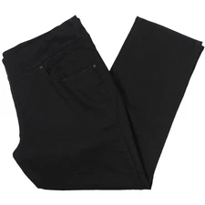 Jag Jeans Womens Black Stretch Mid Rise Denim Skinny Jeans Plus 24W BHFO 4194