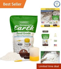 4lb Food Grade Diatomaceous Earth - OMRI Listed with Powder Duster for Easy Use
