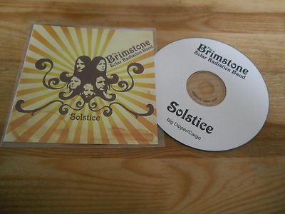 CD Rock Brimstone Solar Radiation Band - Solstice (9 Song) Promo BIG DIPPER