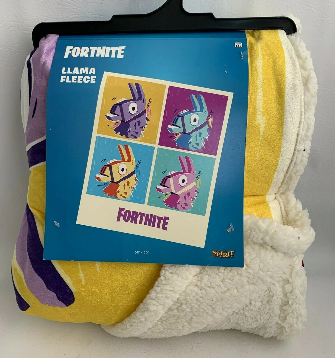 Fortnite Llama Fleece Throw Blanket by Epic Games Multicolor Size 50
