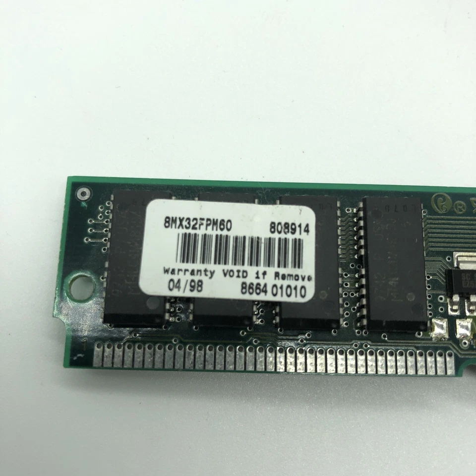 MÓDULOS 32 MB Fast Page FPM MEMORIA NO PARIDAD 60NS SIMM 72 PINES 5V 8X32 32 MEG Foto 4 de 4