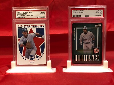 2 - DIY Sports Card Stands / Display for PSA Graded Cards 