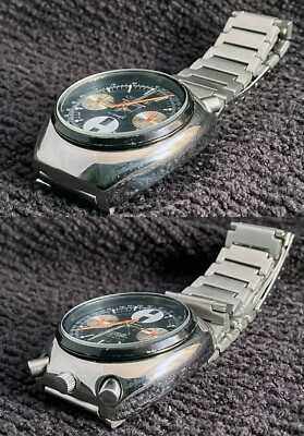 Rare Vintage CITIZEN 67-9143 Bullhead Flyback Chronograph