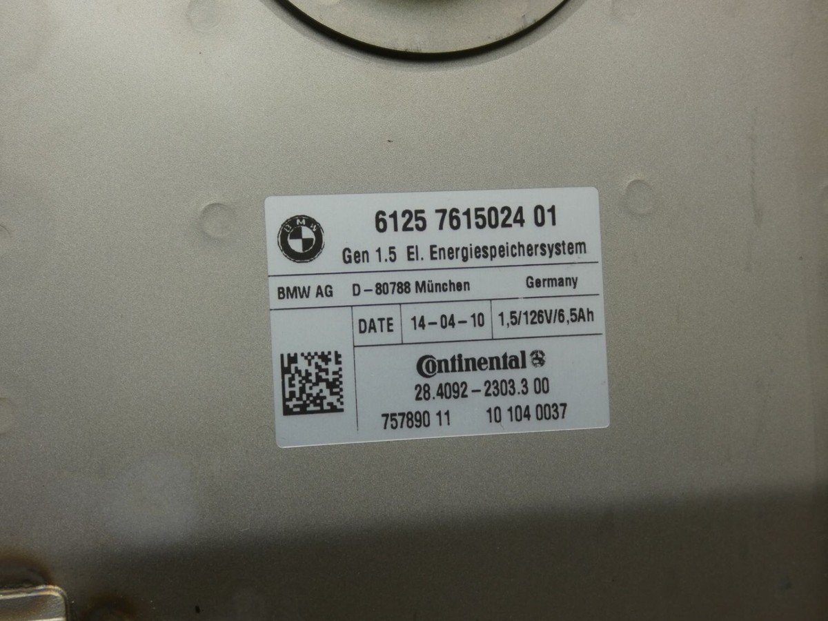 Energiespeichersystem 7615024 Batterie Akku def BMW F01 F04 750i  
