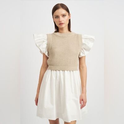 En Saison Freya Mini Dress Light Taupe SIZE S | eBay En Saison Freya Mini Dress Light Taupe SIZE S | eBay
